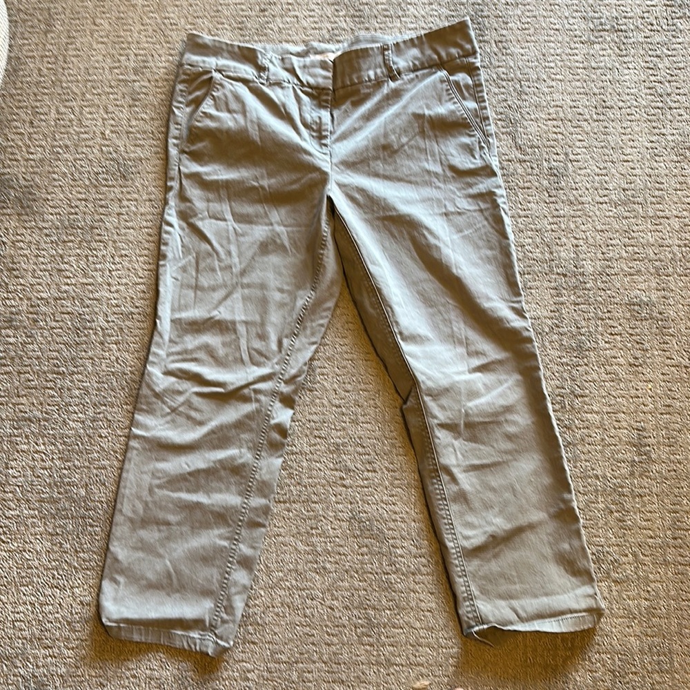 Loft Ann Taylor Gray Cotton Pants